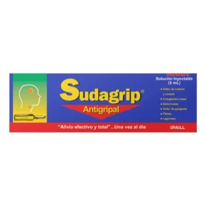 Alivie la gripe con SUDAGRIP ANTIGRIPAL INYECTABLE 3PACK