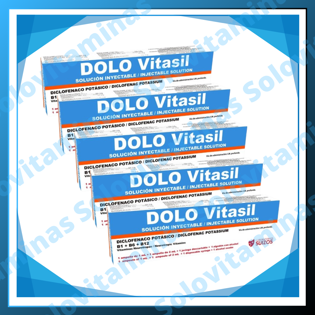 DOLO-VITASIL Injectable Solution - 5 Pack